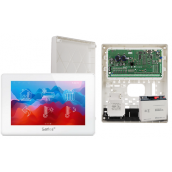 ZESTAW ALARMOWY SATEL INTEGRA 128 PLUS + INT-TSH2-W + OPU-3P + AWT800 + 17Ah